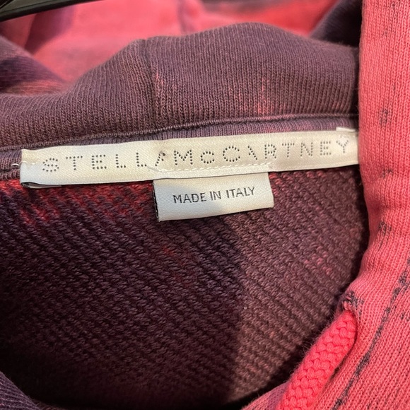 BRAND NEW STELLA MCCARTNEY CROPPED ACID WASH HOODIE! - Picture 4 of 5